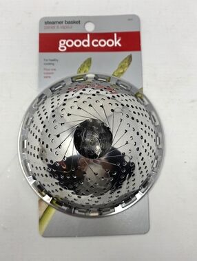 Good Cook Silver  Steamer Basket New